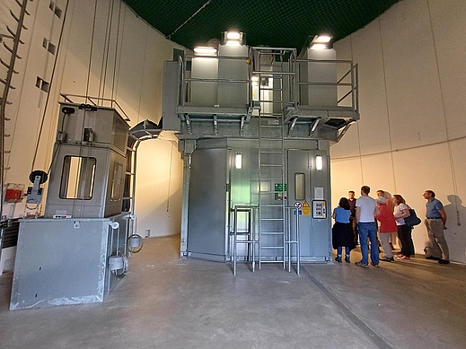 UB-ÖDP Windkraft Exkursion im Turm