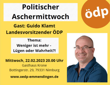 Politischer Aschermittwoch am 22.02.2023